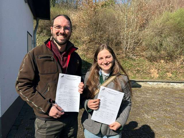 Wir gratulieren unseren Richteranwärtern  zur bestandenen Sachkundeprüfung. 